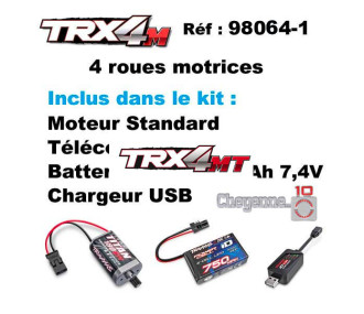 TRX-4MT K10 MONSTER TRUCK 1/18 NEGRO