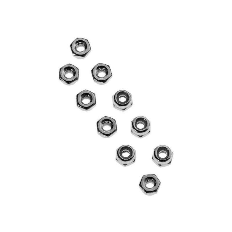 AXIAL AXA1041 Nylon Locknut 2.5 (10)