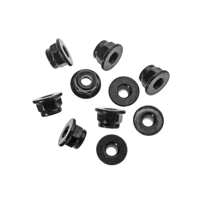 AXIAL AXA1045 Contratuerca de nylon M4 Negra (10)