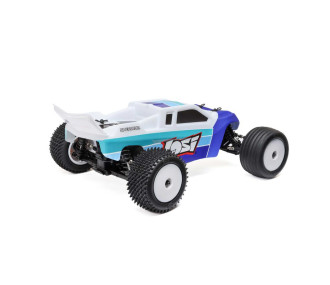 1/18 Mini-T 2.0 V2 2WD Camión de estadio RTR sin escobillas, Blue