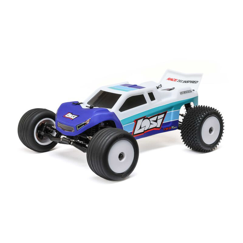 1/18 Mini-T 2.0 V2 2WD Camión de estadio RTR sin escobillas, Blue