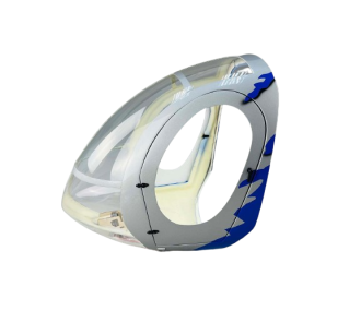 Verrière pour MD500 Rouge Classe 600