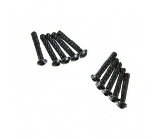 AXIAL AXA118 Bussola esagonale con testa a bottone M3x18mm (10)