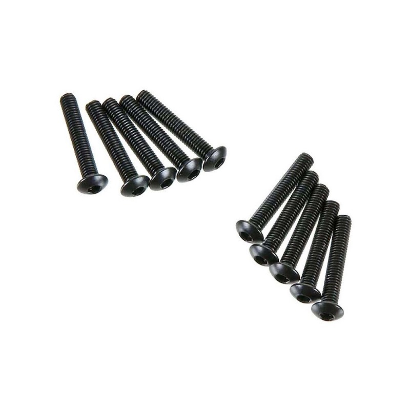 AXIAL AXA118 Bussola esagonale con testa a bottone M3x18mm (10)