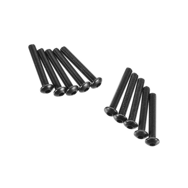 AXIAL AXA119 Bussola esagonale con testa a bottone M3x20mm (10)