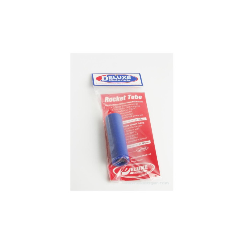 BLUE SILICONE TUBE 24MM/10CM