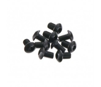 AXIAL AX31194 Bussola esagonale con testa a bottone 2,6x4mm (10)