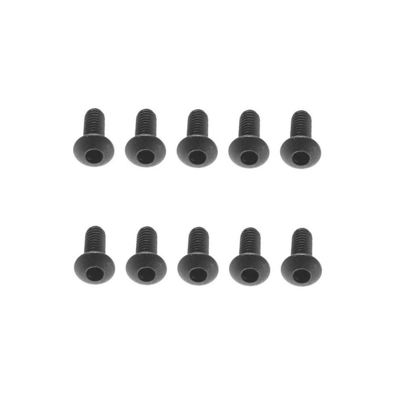 AXIAL AX31280 M2.6x6mm Black Hex Socket Button (10)