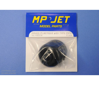 ROUE PLASTIQUE ø30mm la paire