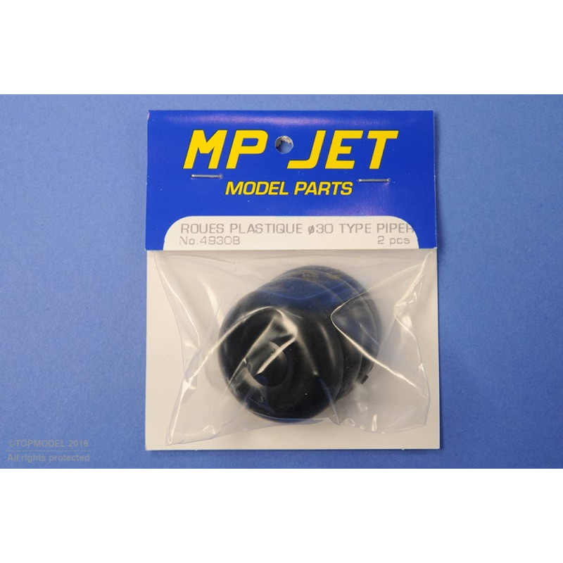 ROUE PLASTIQUE ø30mm la paire