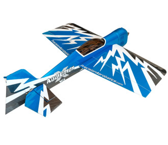 Precision Aerobatics Addiction X (V2) blue ARF approx.1.27m - with LEDs
