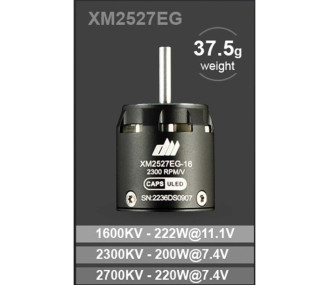 Moteur Dualsky XM2527EG-16 (37,5g, 2300KV)