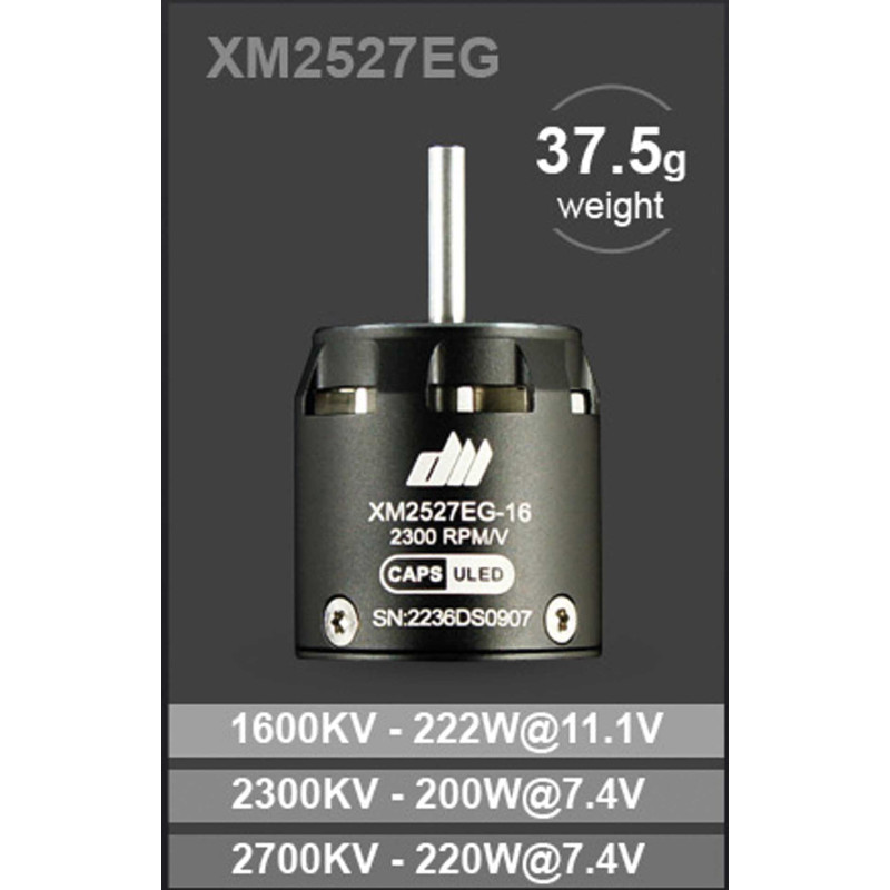 Moteur Dualsky XM2527EG-16 (37,5g, 2300KV)