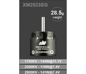 Dualsky-Motor XM2523EG-38 (28,5g, 1700KV)