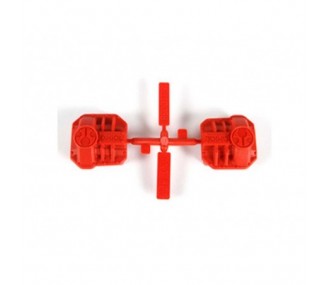 AXIAL AX31589 Tapa Diferencial Rojo AR44