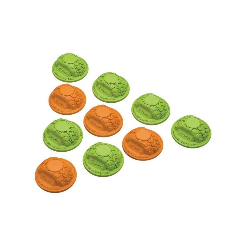 AXIAL AX12014 Juego de marcadores de puerta verde/naranja (10)