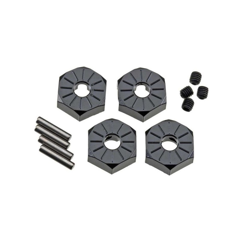 AXIAL AX30427 Aluminum Hub Narrow 12mm Black (4)