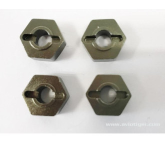 HEXAGONE DE ROUE ALUMINIUM S4 