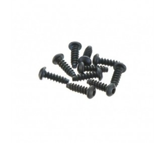 AXIAL AX31205 Bussola esagonale con testa a bottone 2,6x8 mm (10)