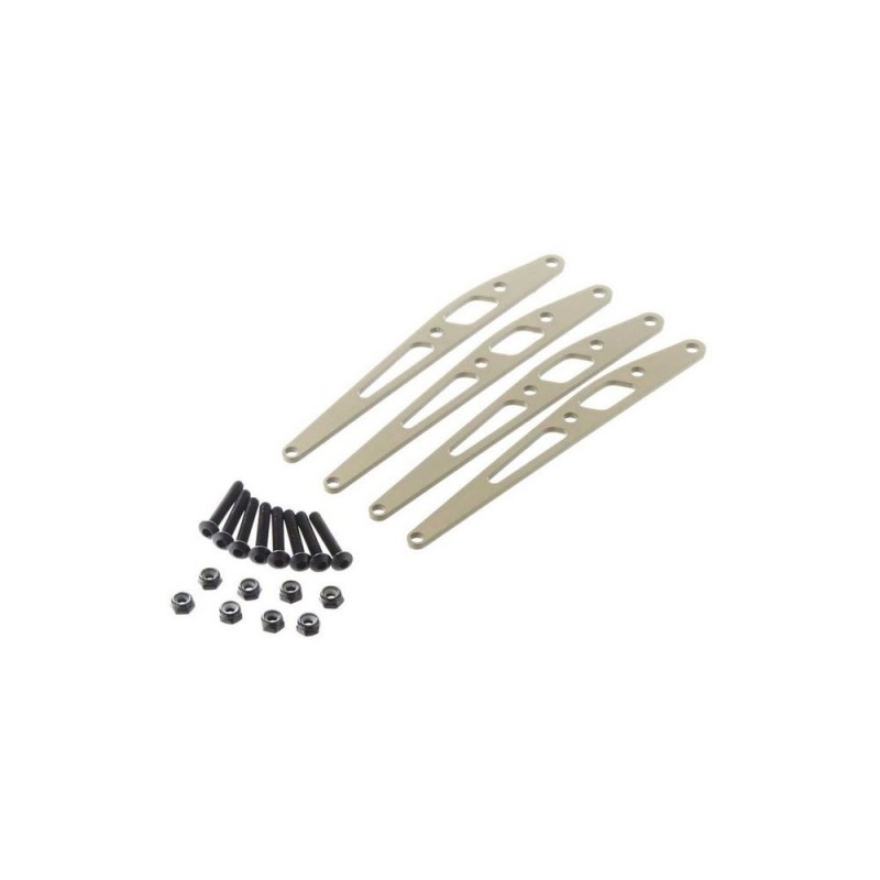 AXIAL AX31245 Lower Link Plate Set Aluminum (4)