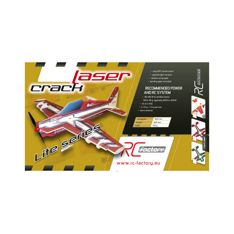 Avion RC Factory Crack Laser 