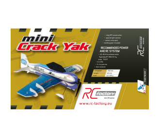 RC Plane Factory Crack Yak 'Mini Series' blue approx.0.60m