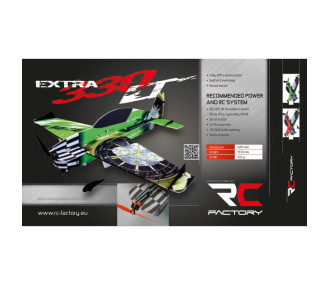 Avion RC Factory Extra 330 'Superlite Series' rouge env.0.84m
