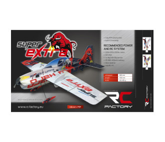 Avion RC Factory Super Extra Bull 'Superlite Series' env.0.86m