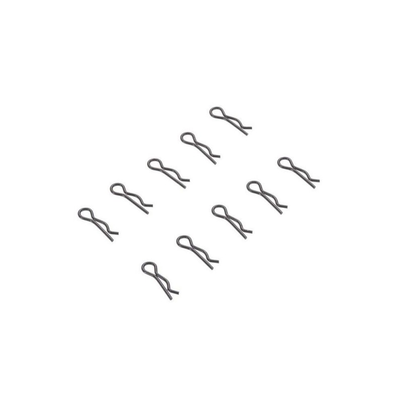 AXIAL AX31374 3mm Black Body Clip (10)
