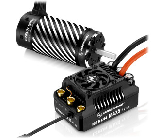 Combo 1/5 Hobbywing Ezrun Max5 HV + Moteur 56118D 650KV