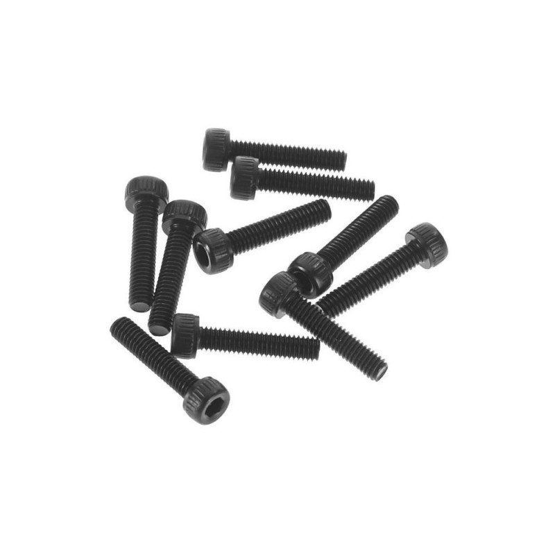 AXIAL AX31398 M2.6x12mm Cap Head Screw Black (10)