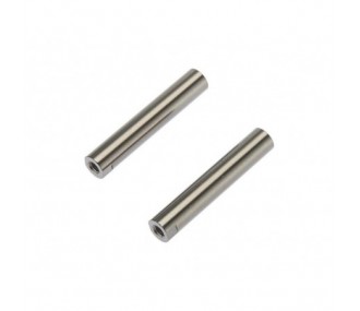 AXIAL AX30517 Threaded Aluminum Pipe 6x33mm Grey (2)