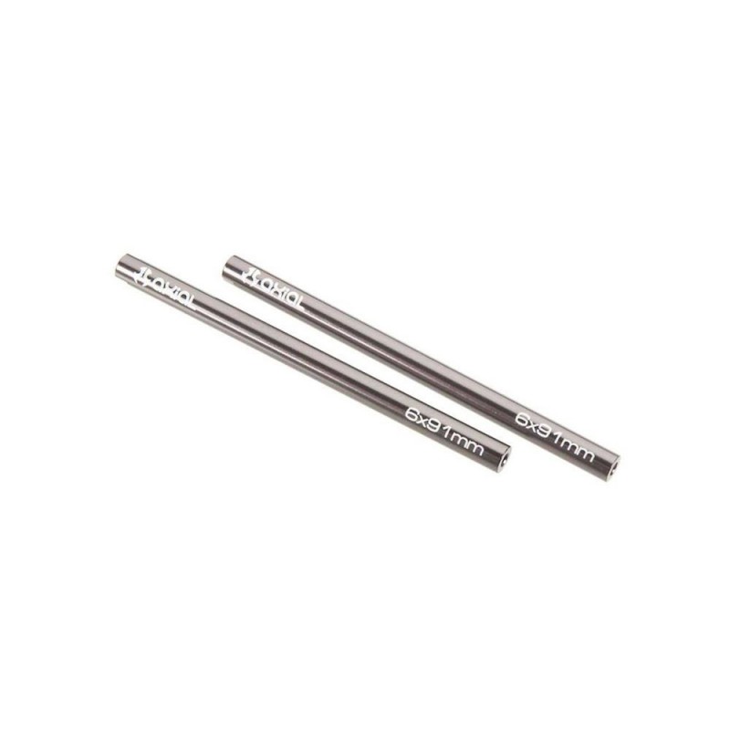 AXIAL AX30524 Threaded Aluminum Pfeife 6x91mm Grau (2)