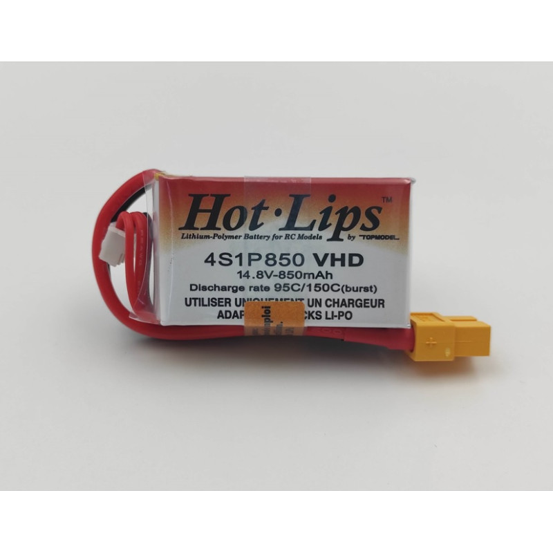 HOT LIPS VHD 14,8V 850mAh 4S1P XT60 LiPo PACK