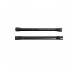 AXIAL AX31419 Threaded Aluminum Link 7.5x80mm Gray (2)