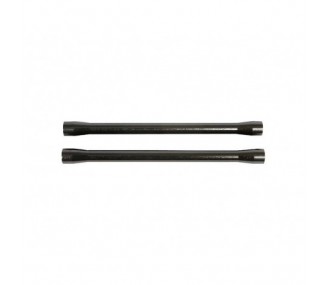 AXIAL AX31422 Threaded Aluminum Link 7.5x93mm Gray (2)