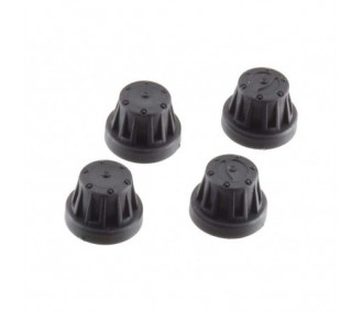 AXIAL AX8079 Black Hub Cover Set (4)