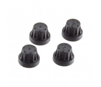 AXIAL AX8079 Set di coprimozzi neri (4)