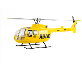 Flywing BO-105 - ADAC - GPS - Helicóptero RC Tamaño 450L Amarillo - RTF