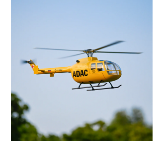Flywing BO-105 - ADAC - GPS - Helicóptero RC Tamaño 450L Amarillo - RTF