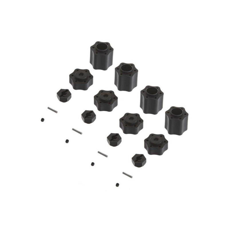 AXIAL AX31074 Set di attacchi per mozzi esagonali (12 mm) (4 pezzi) 9026/Wraith