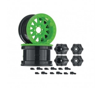 AXIAL AX31363 2,2 Metodo ruota Beadlock IFD Verde (2)