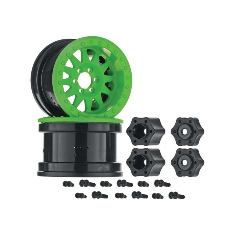 AXIAL AX31363 2,2 Metodo ruota Beadlock IFD Verde (2)