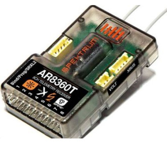 Ricevitore Spektrum AR8360T DSMX AS3X/SAFE con telemetria