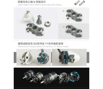 DUALSKY Tipo Z Cono ø 30mm albero motore 6,0mm per eliche basculanti FPS_30Z.6