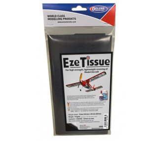 Eze Papier Stoff Schwarz - 10 Blatt 75x50
