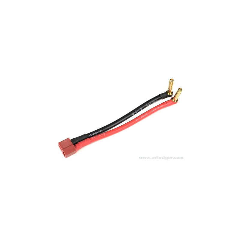 GForce GF-1325-070 Câble adaptateur Bullit 4Mm Gold  Deans femelle 12Cm 1 Pc