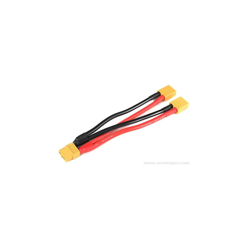 CABLE Y SERIE 12AWG XT60 12CM