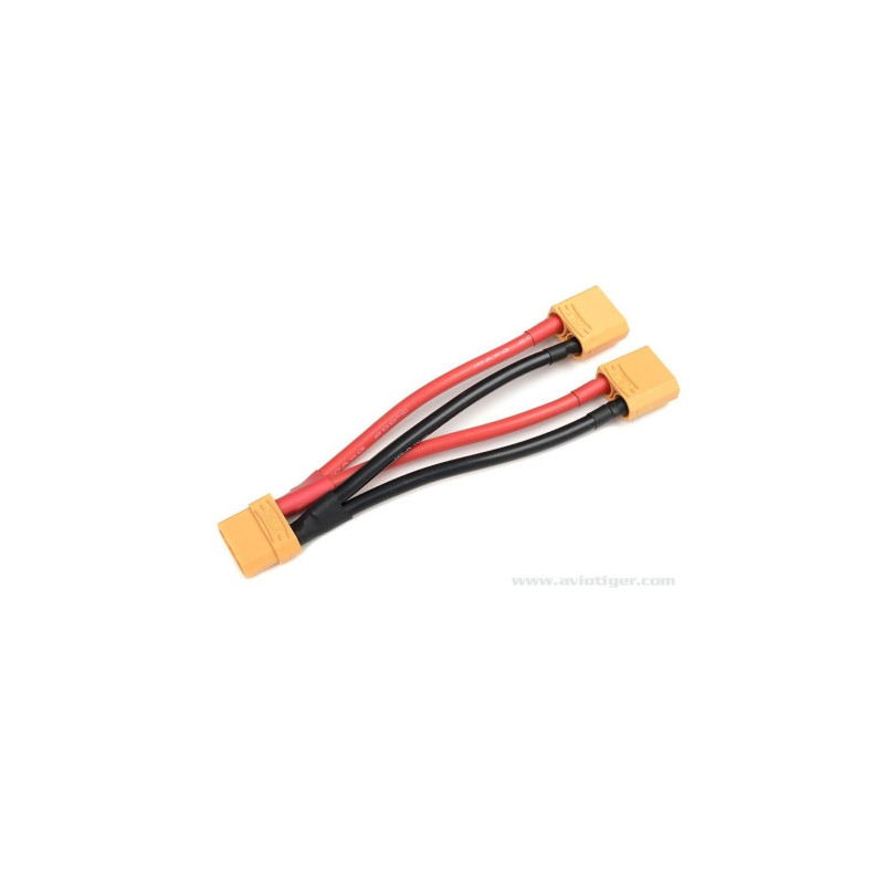 CABLE Y PARAL 10AWG XT90 12 CM