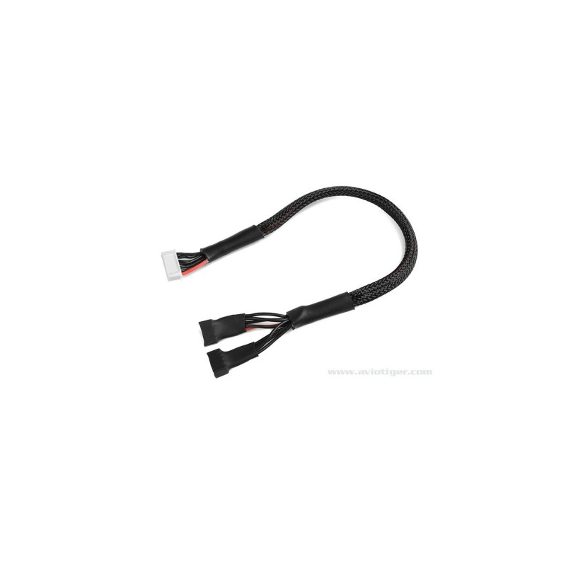 GForce GF-1420-002 Cavo adattatore di bilanciamento da 6S-Xh femmina a 2X 2S -Xh maschio 30Cm 22Awg 1 pc